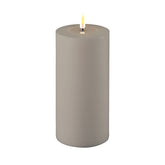 DELUXE bougie extérieure Gris LED 10x20 - (RF-UL-0054)